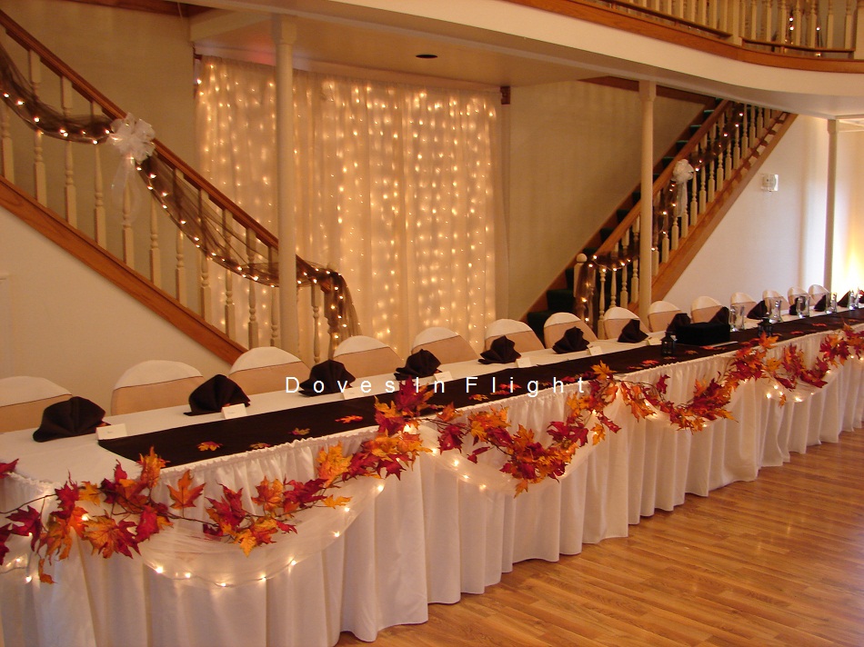 Well, with these very easy chair arm covers, you can protect your chair and add a little style at the same time. Chair Covers of Lansing: Table Decorations